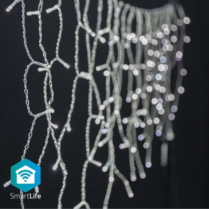 Actual product image Nedis SmartLife Decorative LED | Wi-Fi | Cold White | 400 LED's | 8.00 m | Android™ / IOS (0.23 m)