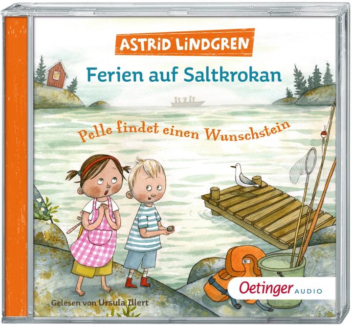 Actual product image Vacation on Saltkråkan. Pelle finds a wishing stone (Astrid Lindgren, German)