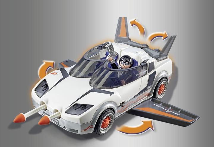Immagine prodotto Playmobil 71587 La Spy Racer dell'Agente P (71587, Agenti Top Playmobil)