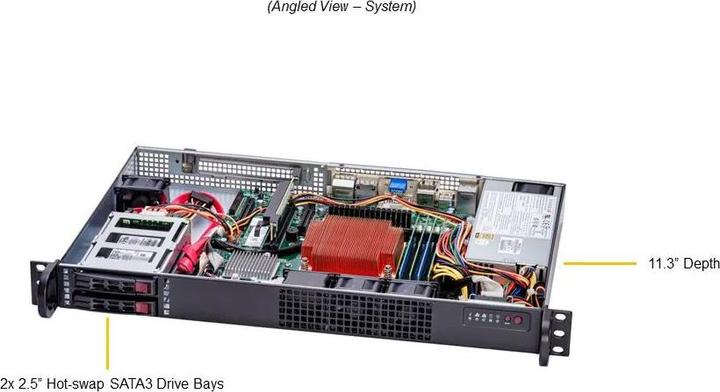 Image du produit Ernitec Mini serveur 1U - (8 Go, Serveur en rack)