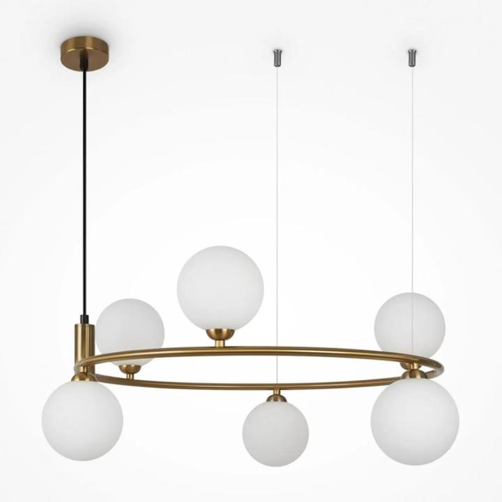 Image du produit Maytoni Ring Suspension, lampe à suspendre 6x G9 Blanc Laiton (G9)