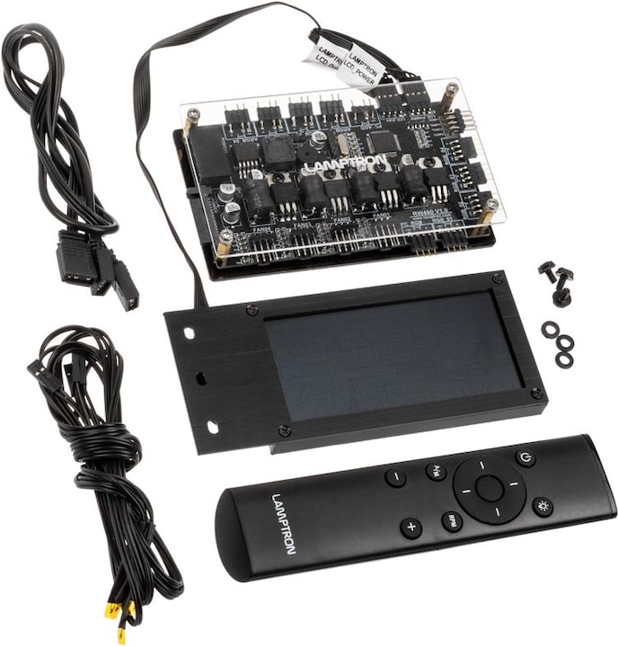 Actual product image Lamptron RW460 Control unit for water cooling systems - black