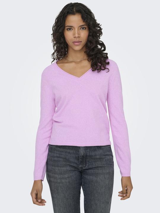 Produktbild Only Onlloyal Life Ls V-Neck Pullo Knt Noos (M)