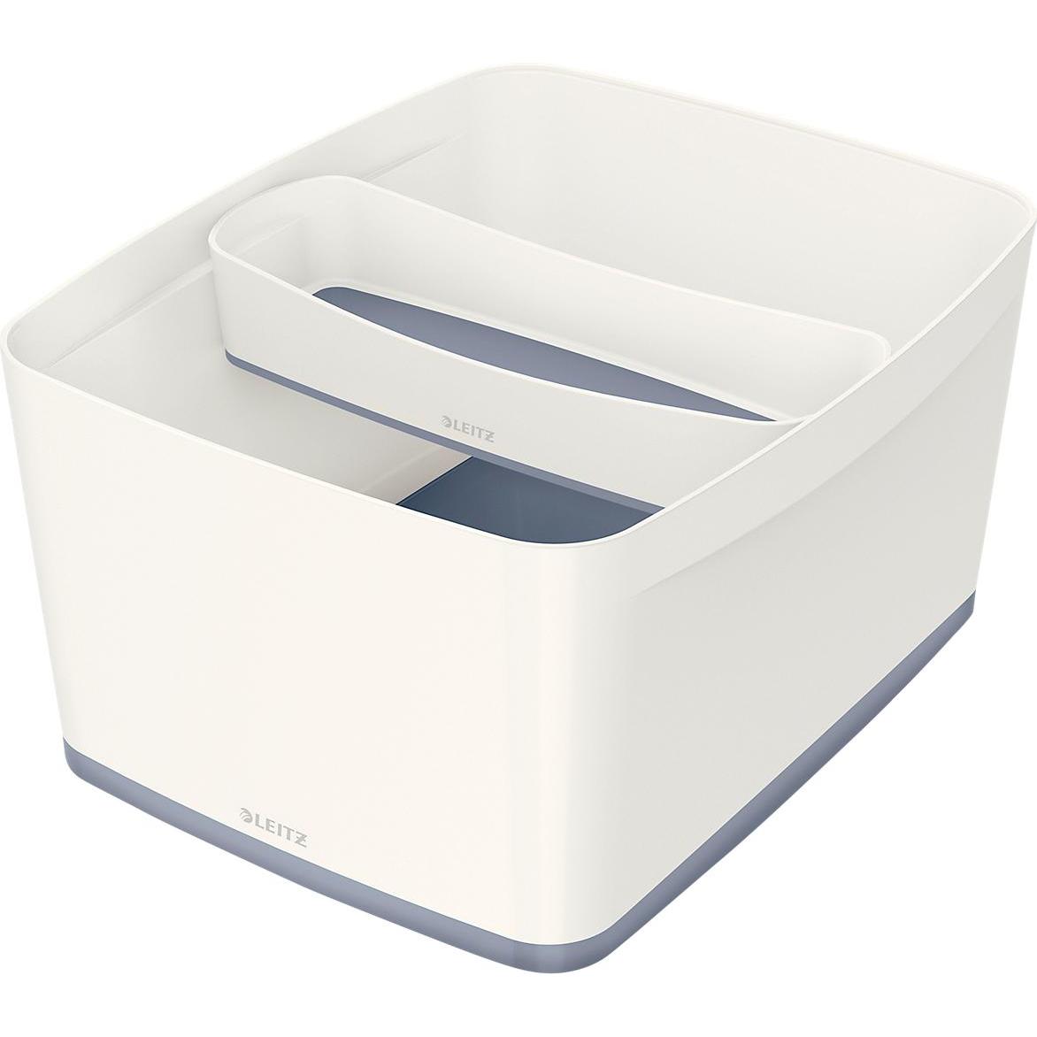 Leitz, Dokumentenablage, MyBox mittel mit Deckel weiss (A4)