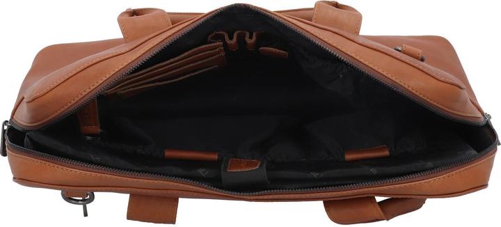 Immagine prodotto Plevier Borsa da bowling Canton da 15,6 pollici color cognac.