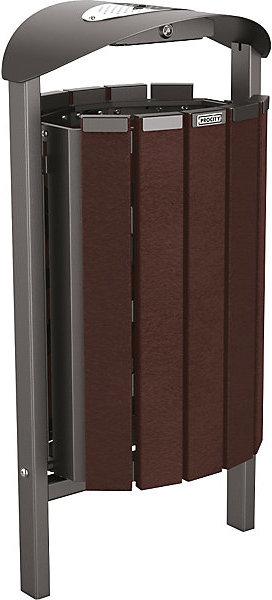 Produktbild SPL Abfallkorb SILAOS® mit Ascher (50 l)