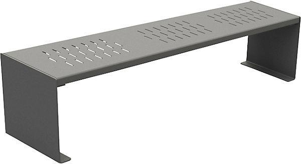 SPL Banc KUBE en acier, profondeur h.t. 450 mm, anthracite.