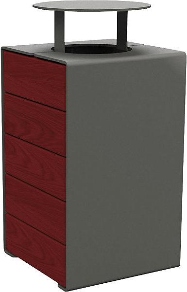 Produktbild SPL Abfallkorb KUBE mit Deckel (120 l)