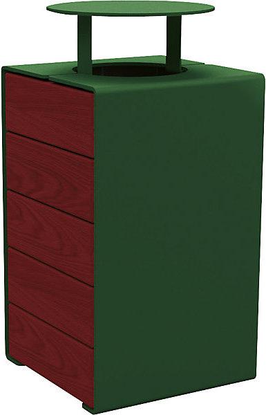 Produktbild SPL Abfallkorb KUBE mit Deckel (120 l)