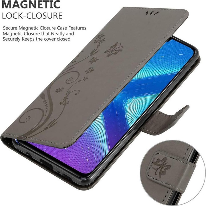 Actual product image Cadorabo Flower Book Cover (Honor 8X)