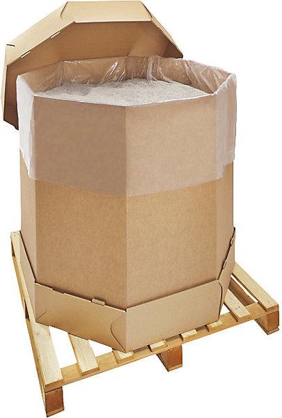 Image du produit kaiserkraft Carton octogonal Octabin, triple cannelure, L x l x h 1070 x 1070 x 1400 mm (1 x)