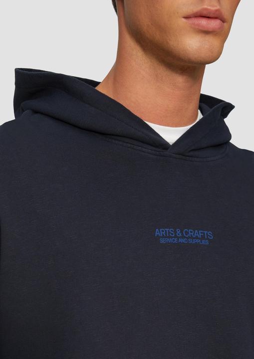 Produktbild S.Oliver Sweatshirt Hoodie mit Flammgarn-Struktur im Relaxed Fit (XL)
