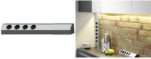 Actual product image Bachmann CASIA socket strip, 4-way, UTE (4 x, CEE 7/5, 2 m)