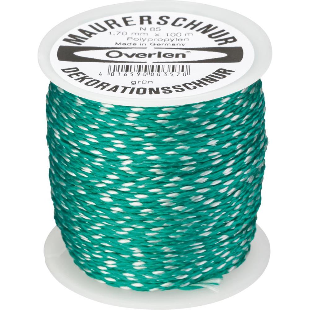 Overmann, Seil, Maurerschnur PP 1,7mm 100m grün (100 m)