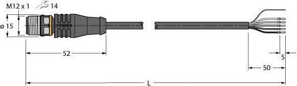 Actual product image Turck Connection cable (5 m)