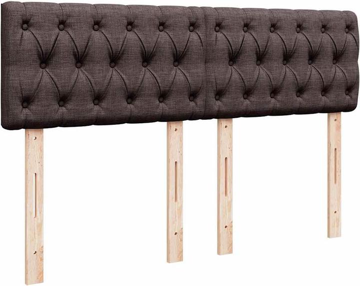 Actual product image vidaXL Bo x springbett mit Matratze 140 x 190 cm Stoff (140 x 190 cm)