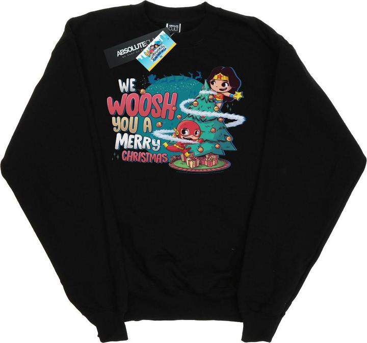 Produktbild Super Friends We WHOOSH You A Merry Christmas Sweatshirt Mädchen (116)