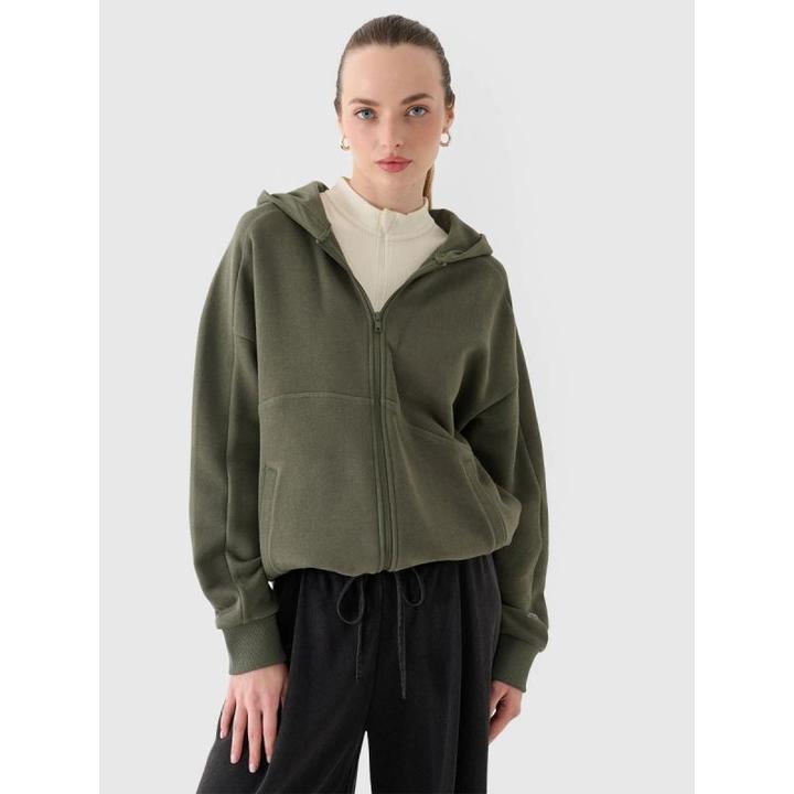 Produktbild 4F Damen-Sweatshirt mit Reissverschluss und Kapuze (S)