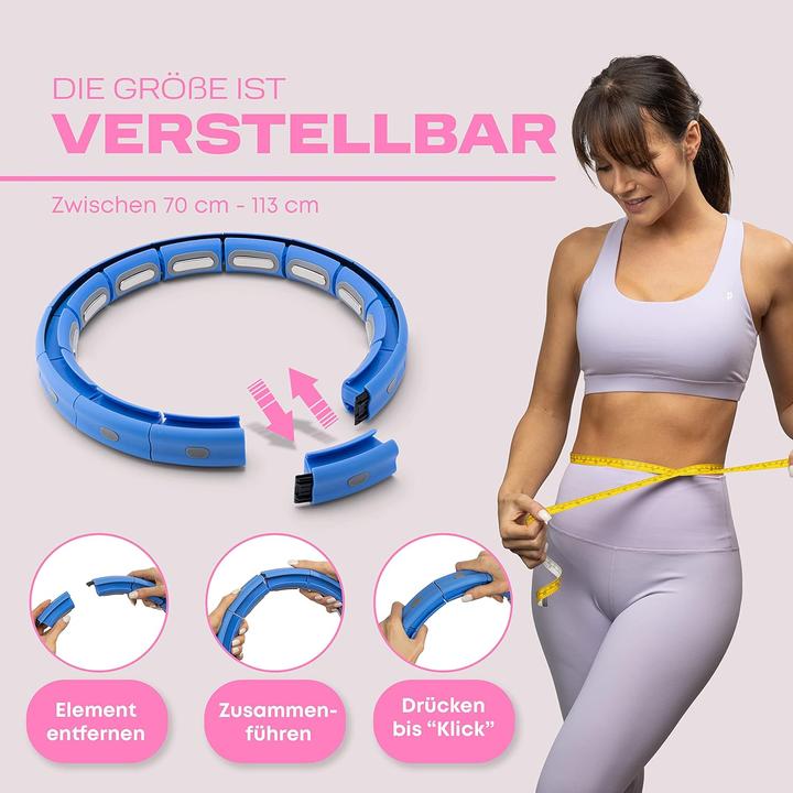 Produktbild Wellrelaxx Smart Hula Hoop mit Gewichtskugel (113 cm)