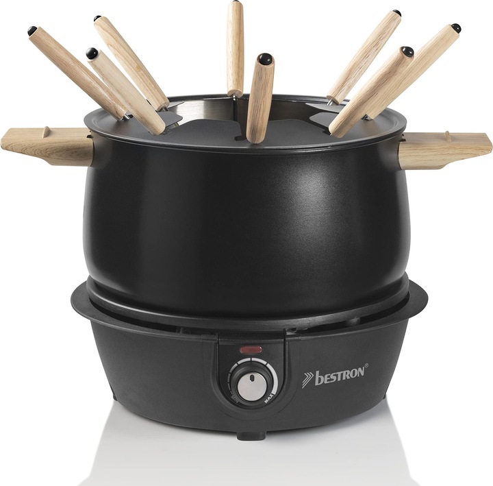 Produktbild Bestron Best Fondue Set AFD850BW 8 Personen bk 1500W