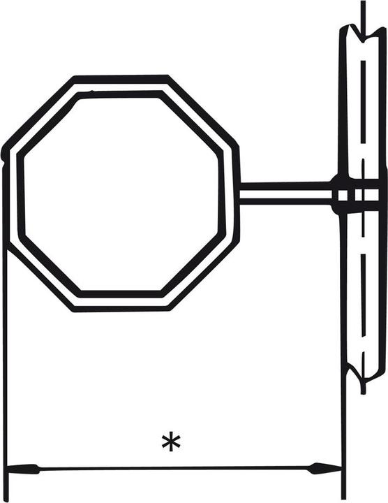 Produktbild Moravia Rohrrahmen Ø 32 mm für Stopsignale
