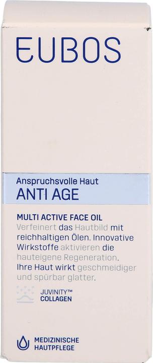Actual product image Eubos ANTI AGE Multi Active Face Oil, 30 ml OEL (Body oil, 30 ml)