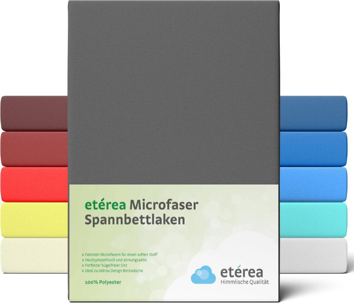 Produktbild Etérea Microfaser Jersey Spannbettlaken (160 x 200, 140 x 200 cm)