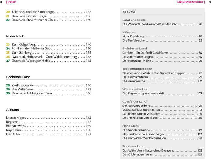 Produktbild Wanderführer Münsterland : 30 Wanderungen (Deutsch, Roland Föll, 2021)
