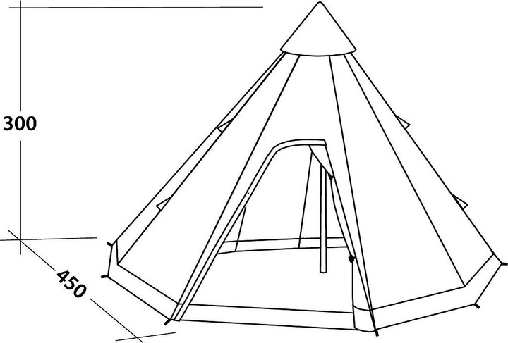 Actual product image Robens Field Base 800 (9.10 kg, 8 persons)