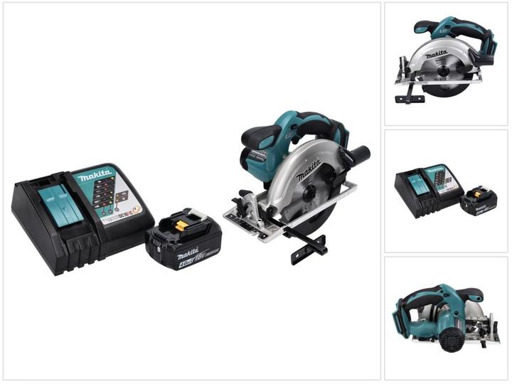 Actual product image Makita DSS 611 RM1 Battery hand-held circular saw 18 V 165 mm + 1x battery 4.0 Ah + charger