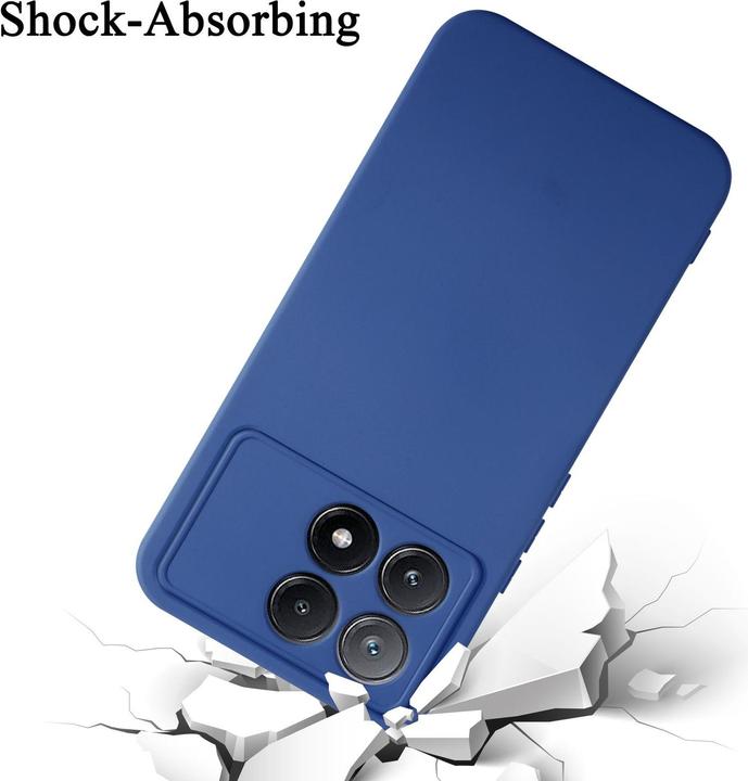Image du produit Cadorabo Housse pour Xiaomi Poco X6 Pro TPU en design Liquid Protection silicone (Xiaomi Poco X6 Pro)