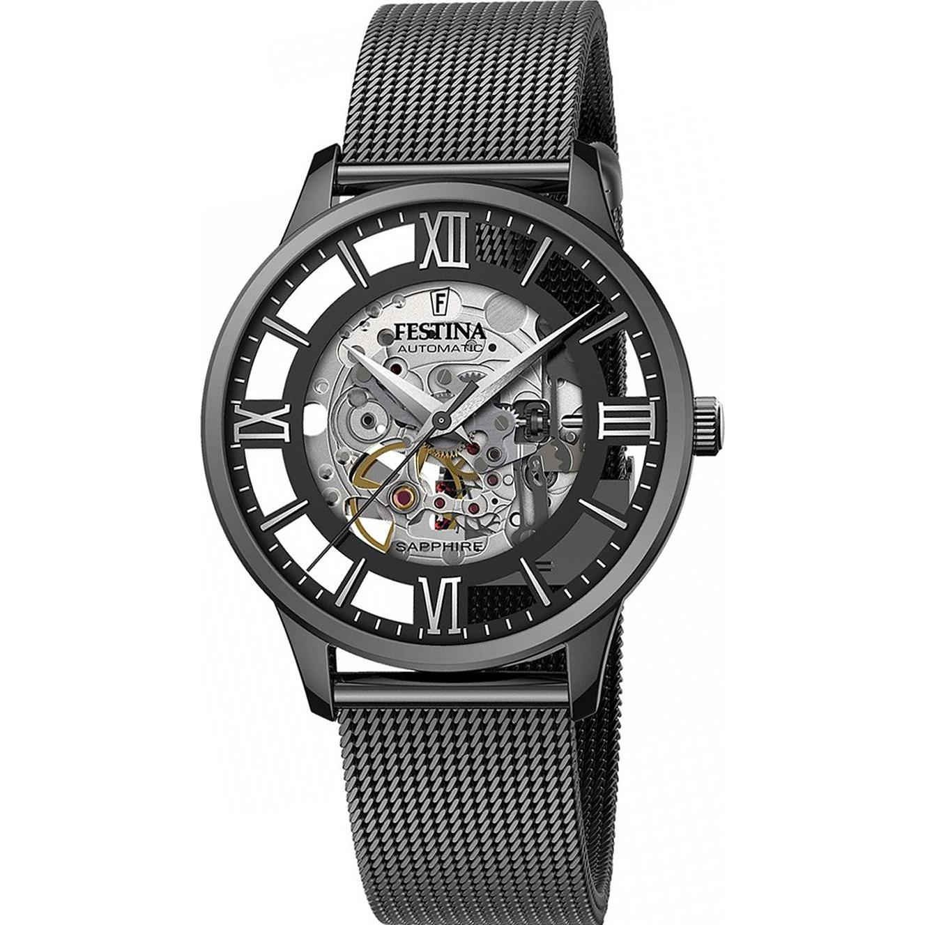Festina, Armbanduhr, F20535/1, Schwarz, (Analoguhr, 42 mm)
