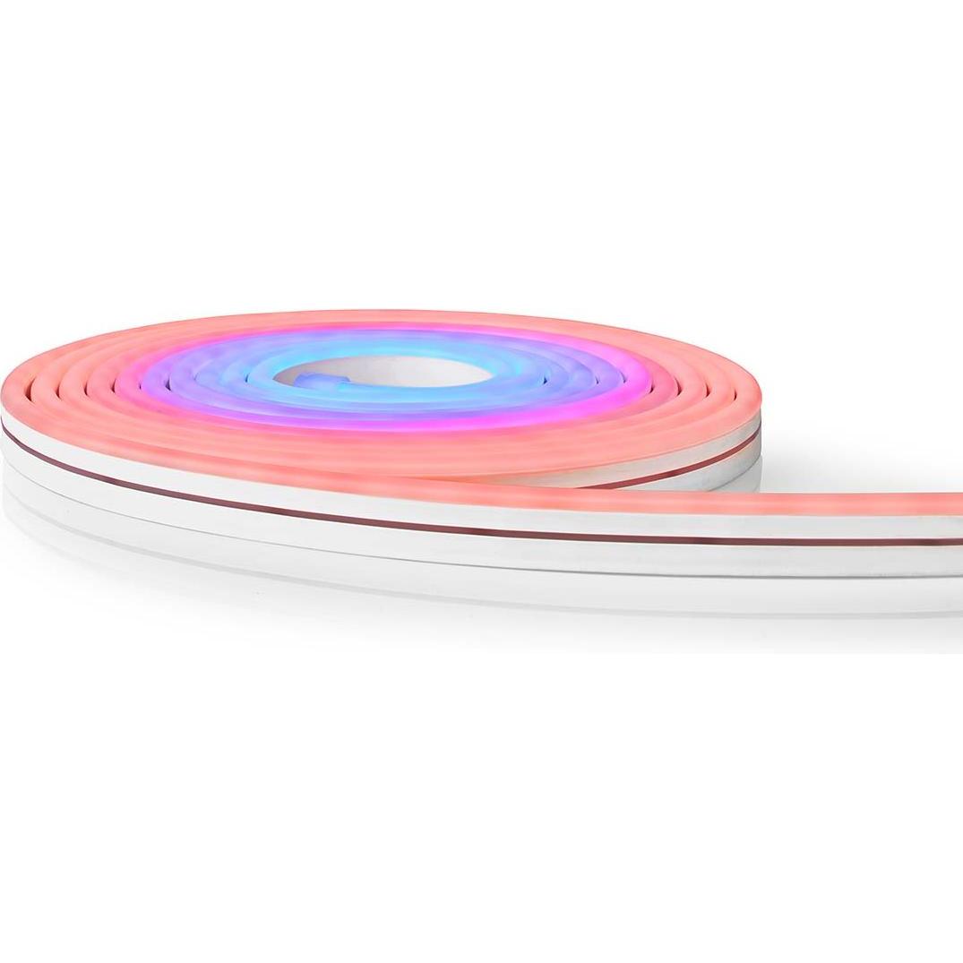 Nedis, LED Streifen, WIFILN51CRGB Smart Full Color LED pásek Wi-Fi Více barev 5000 mm IP65 960 lm, F (Mehrfarbig, 500 cm...