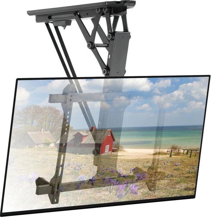 Image du produit Techly Support TV pivotant motorisé pour plafond (Plafond, 35 kg, 32" - 70")