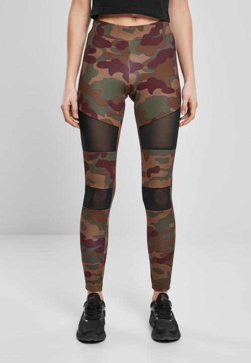 Actual product image Urban Classics Ladies Camo Tech Mesh Leggings (M)