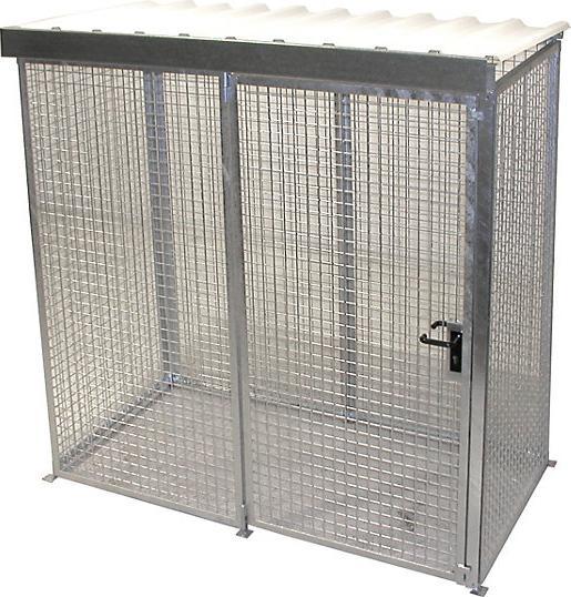 Produktbild eurokraft pro Gasflaschen-Gittercontainer
