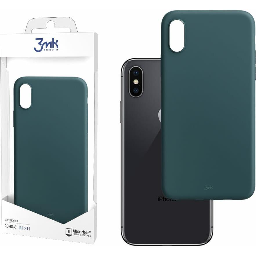 3MK Matt Case lovage do Apple iPhone X/XS (Apple iPhone X, Apple iPhone XS), Smartphone Hülle, Grün
