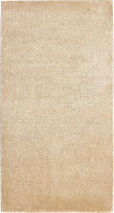 Actual product image Beliani Carpet viscose sand beige 80 x 150 cm short pile GESI II (80 x 150 cm)