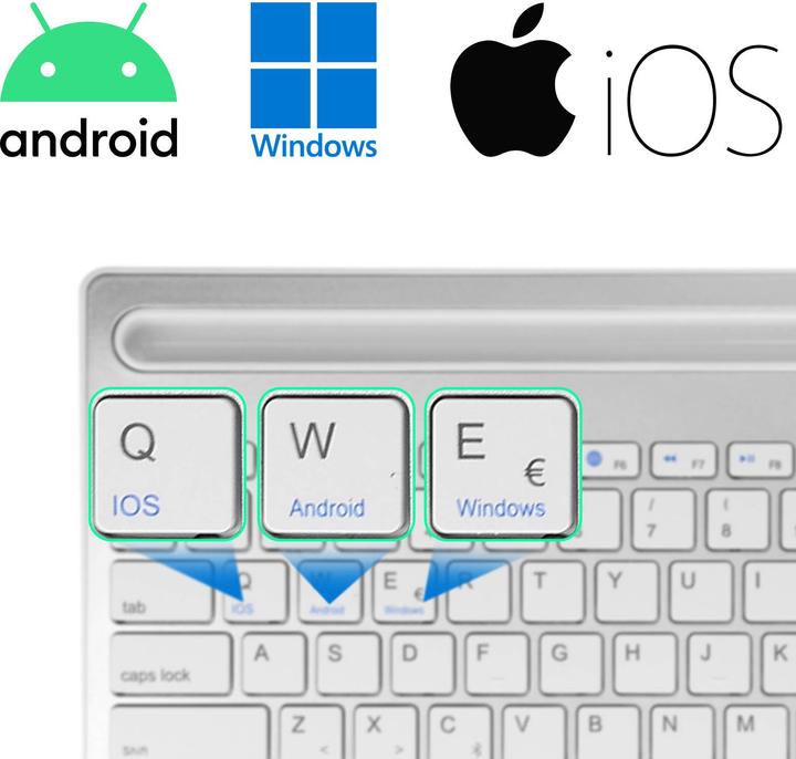 Actual product image LinQ BK933 QWERTY keyboard (Eng. Int., Wireless)
