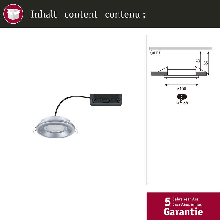 Image du produit Paulmann Einbauleuchte Sormus (560 lm)