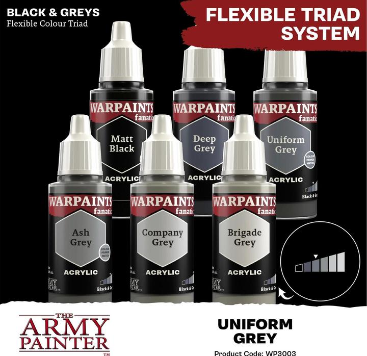 Produktbild The Army Painter Farbe Warpaints Fanatic: Uniform Grey 18 ml