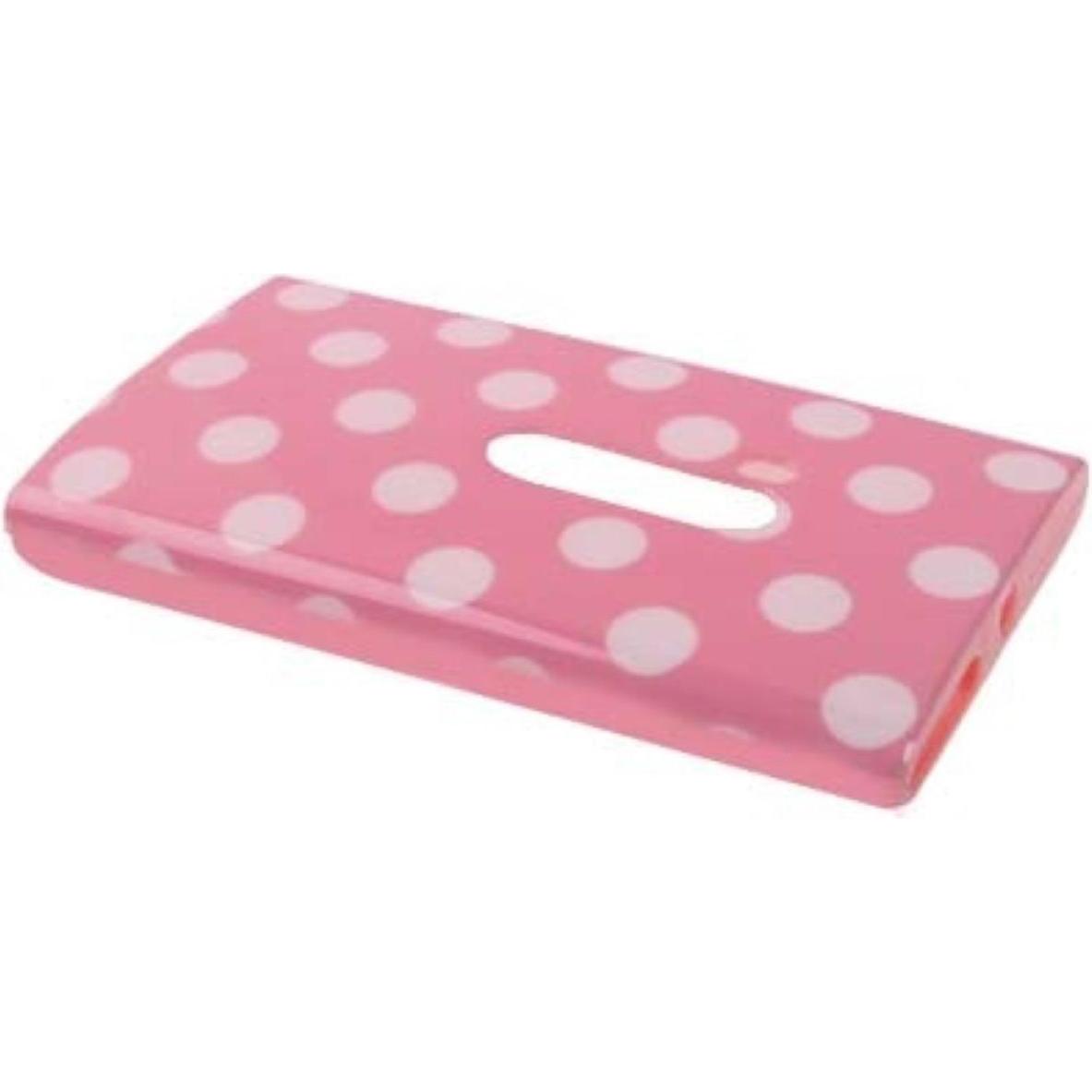 Thumbnail - König Design Schutzhülle TPU Case Hülle für Handy Nokia Lumia 920 Pink / Weiss (Nokia Lumia 920), Smartphone Hülle, Rosa