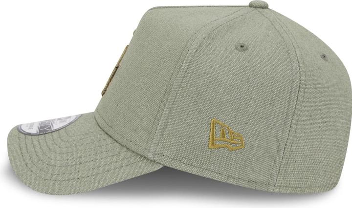 Produktbild New Era A-Frame Trucker Leinen Cap Los Angeles Dodgers oliv (One Size)