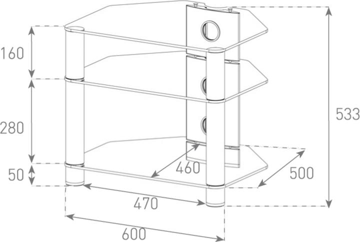 Produktbild Sonorous Roxy RX 2130-C (60 x 50 x 53.30 cm)
