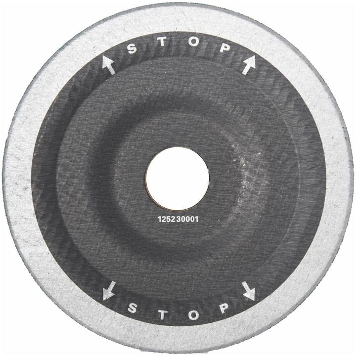 Image du produit Disque à ébarber D125xS10mmGrainure 60 Disque plat Alésage 22,23 Alésage (60)
