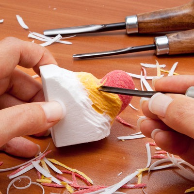 Produktbild Carving Colors 3D-Kreativ-Komplettset "Herz" und "Eule"