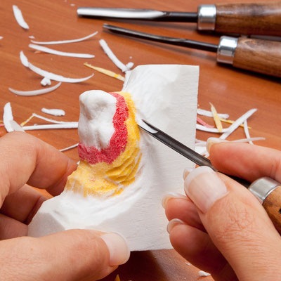 Produktbild Carving Colors 3D-Kreativ-Komplettset "Herz" und "Eule"