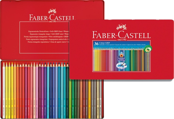 Actual product image Faber-Castell colour grip (Multicoloured, 36 x)