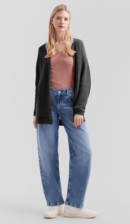 Produktbild s.Oliver Strickjacke Locker gestrickte Jacke mit überschnittener Schulter (M)