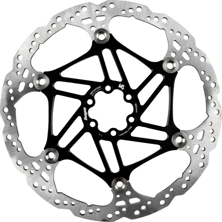 Produktbild Hope Vented Rotor Bremsscheibe innenbelüftet V4 - Schwarz (220 mm)